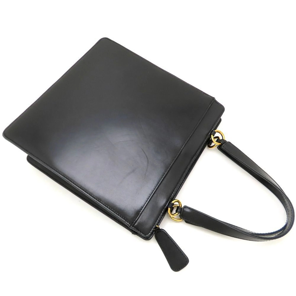CHANEL Black Lambskin Leather Tote Bag - Picture 4 of 16